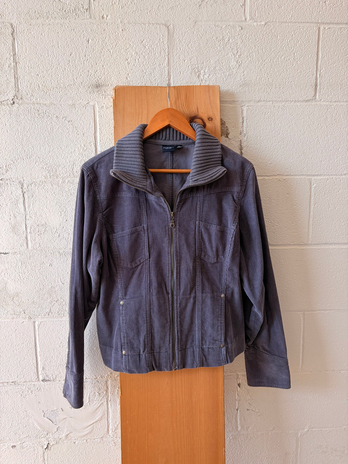 Slate Blue Corduroy Jacket : XL