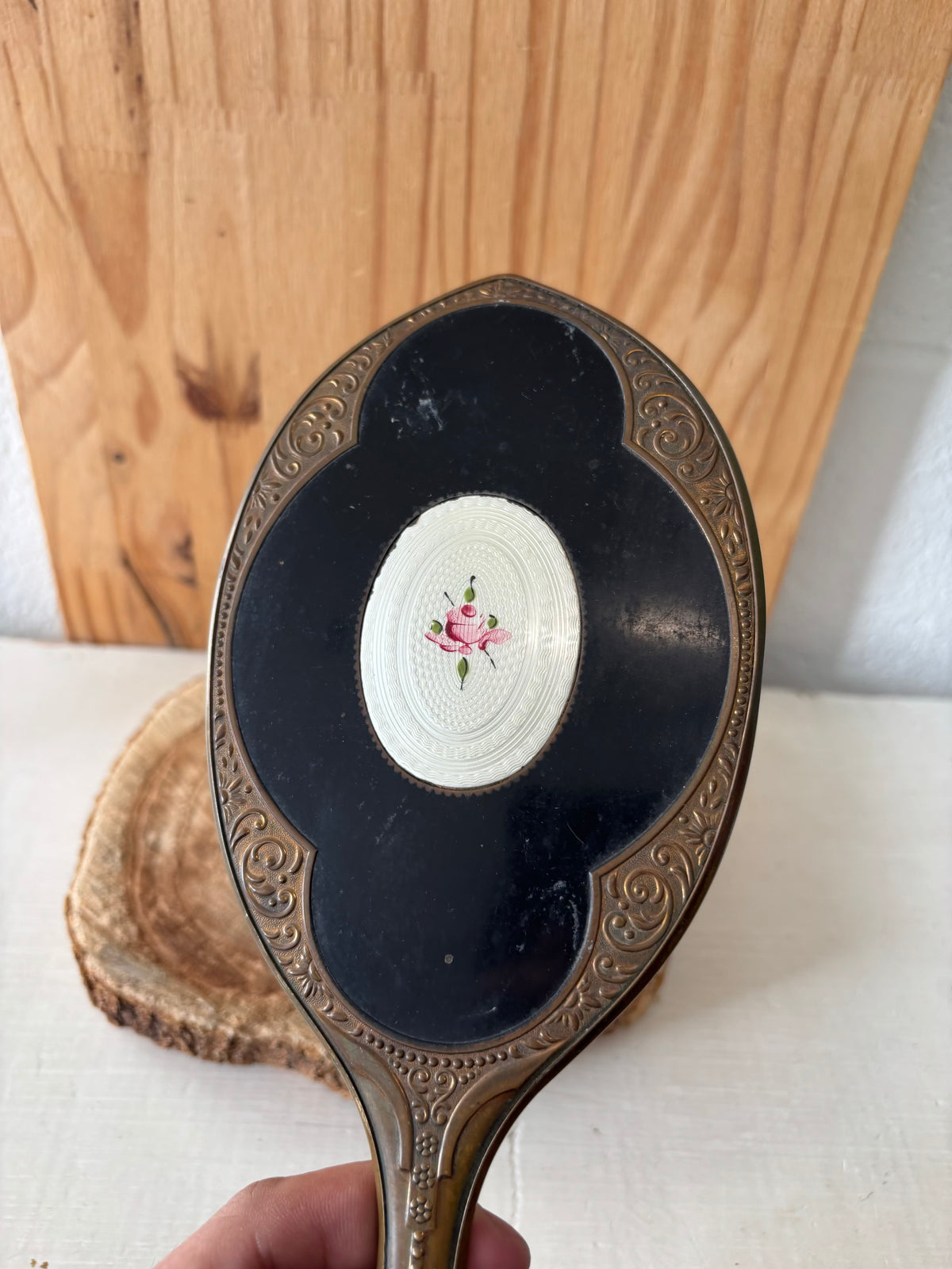 Vtg Handheld Mirror (Local Pickup Only)