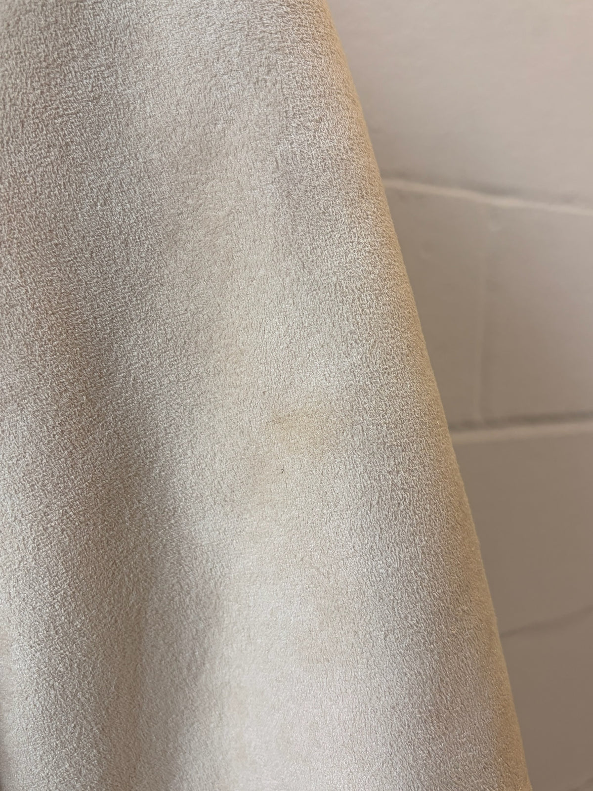 Cream Faux Fur Penny Lane Coat : M