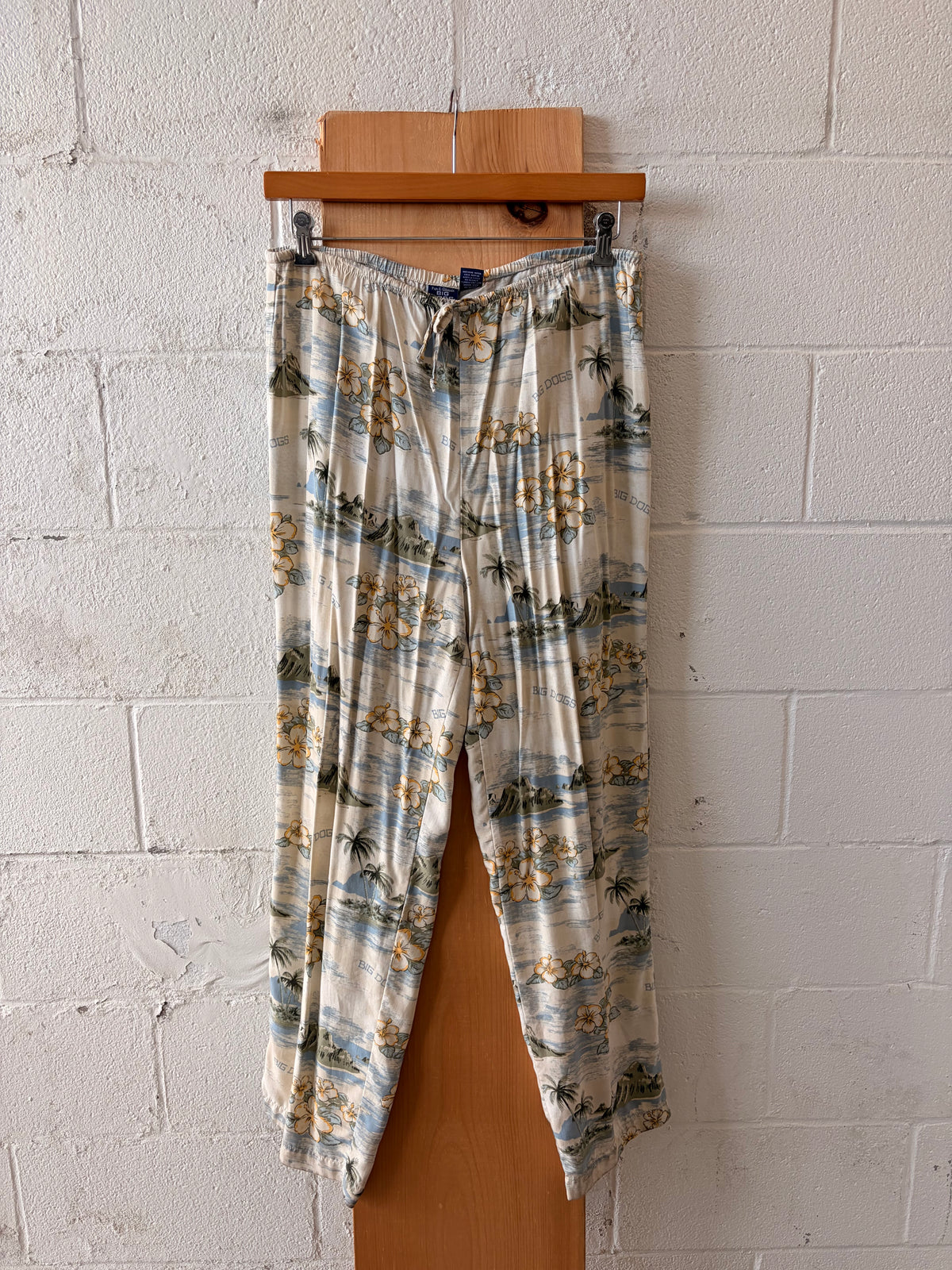 Vtg Big Dogs Matching Hawaiian Set : L/XL