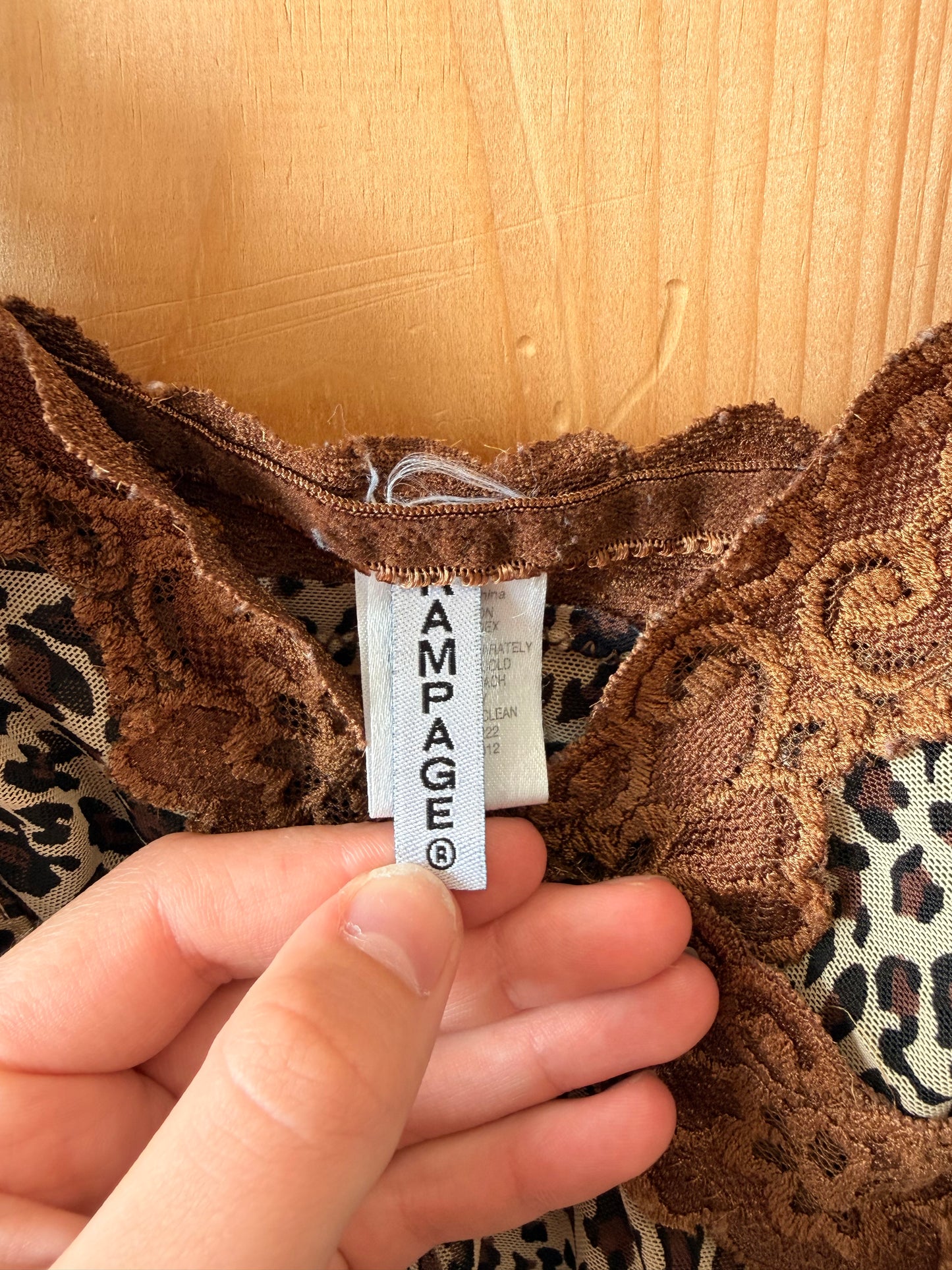 Y2K Rampage Leopard Print Cami : M