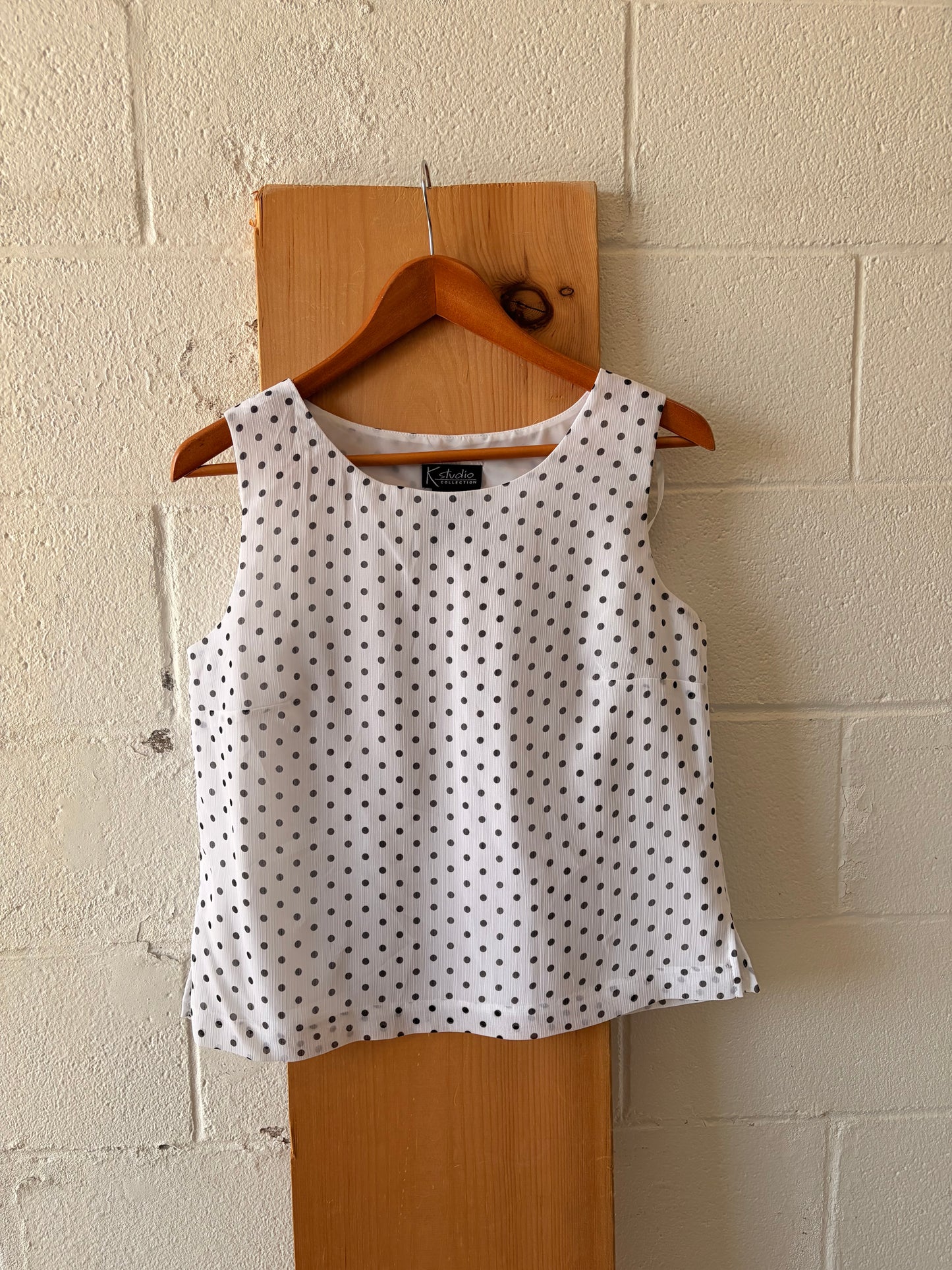 Black & White Polka Dot Tank : 8