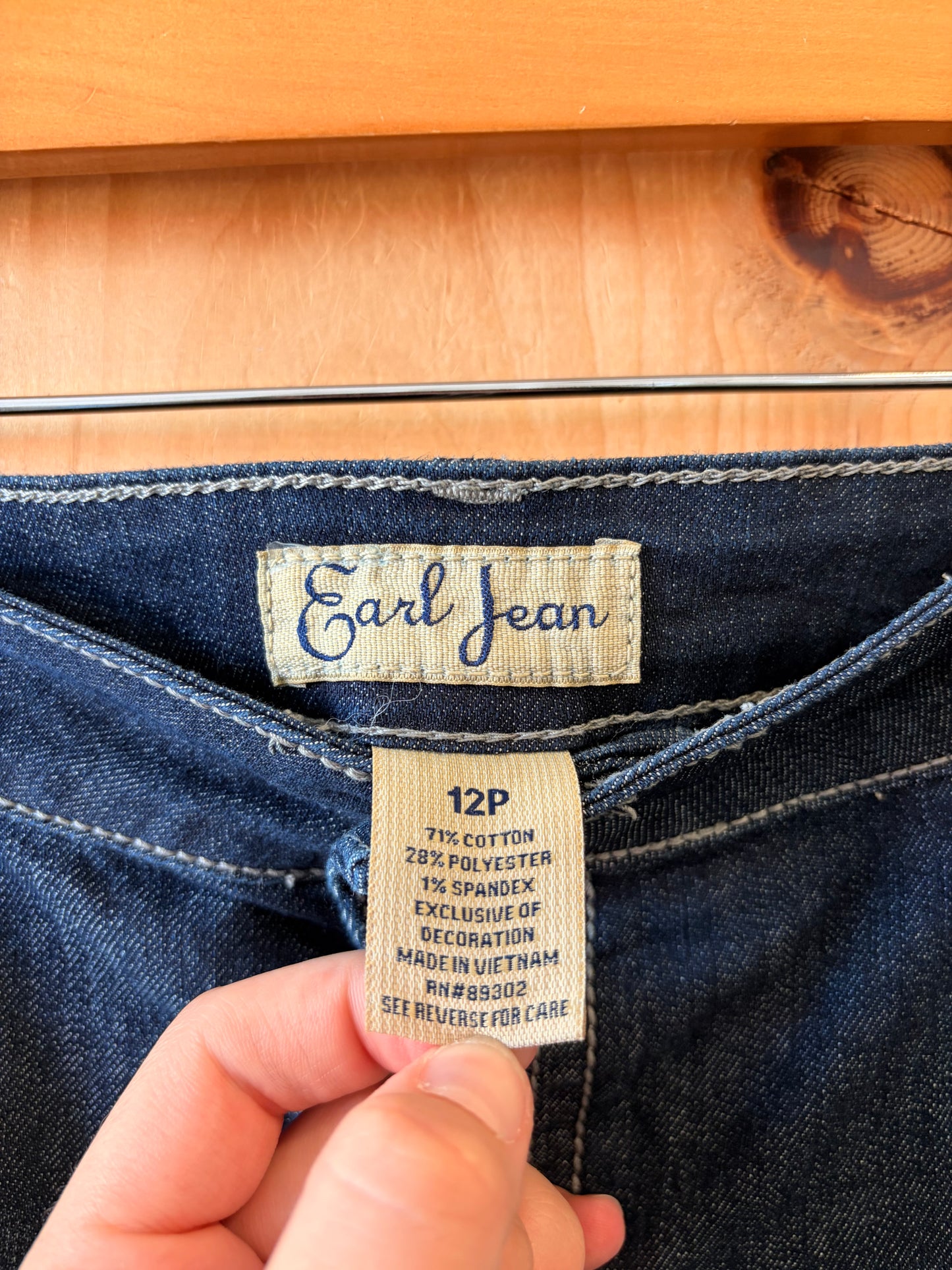 Y2K Embellished Dark Wash Mini Skirt : 12P