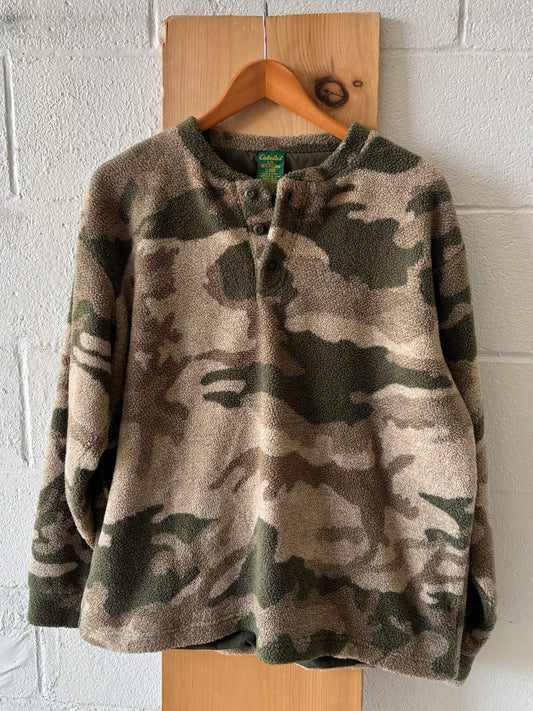 Vtg Cabela’s Camo Fleece : L