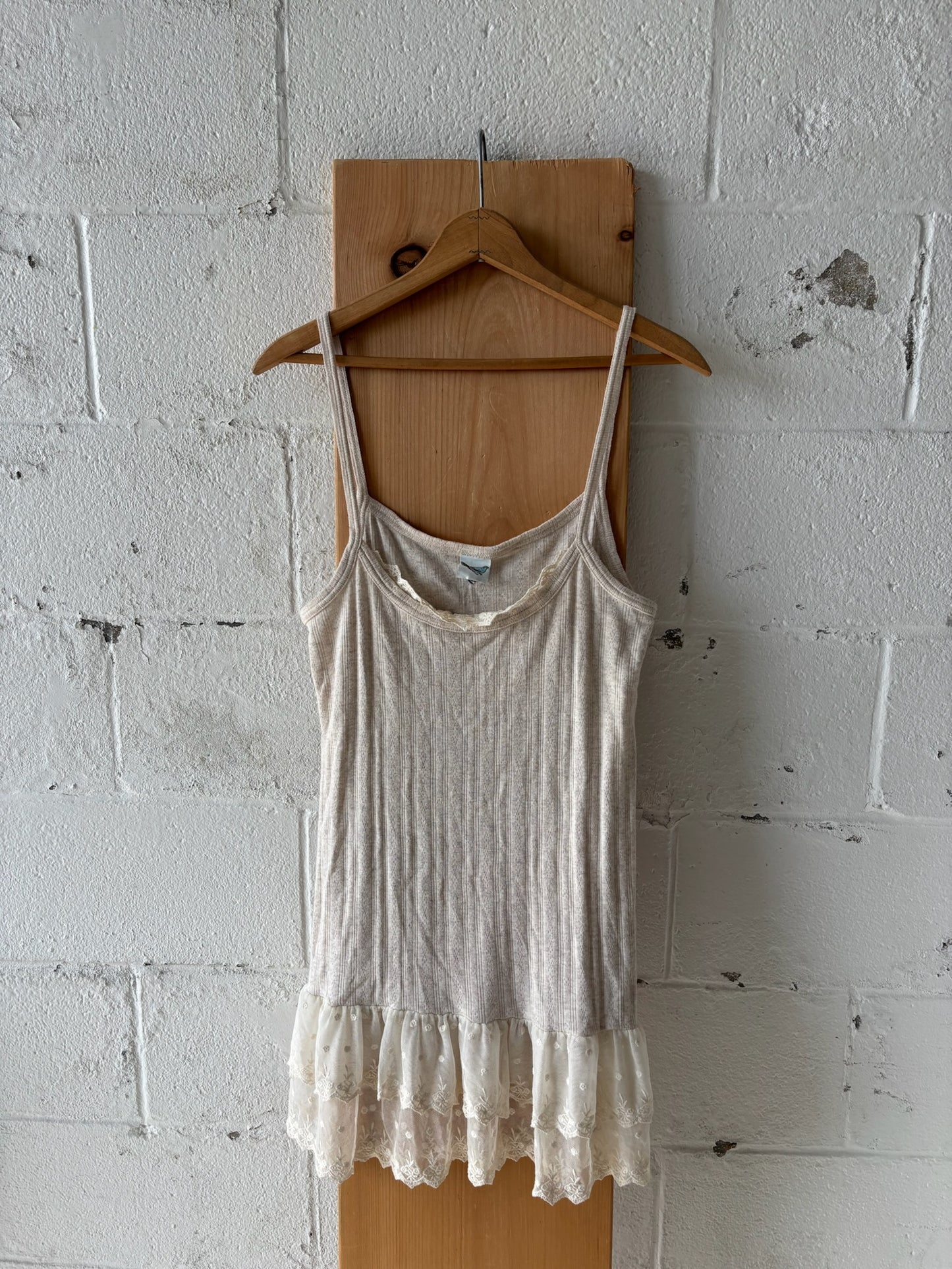 Lace Hem Dress : S