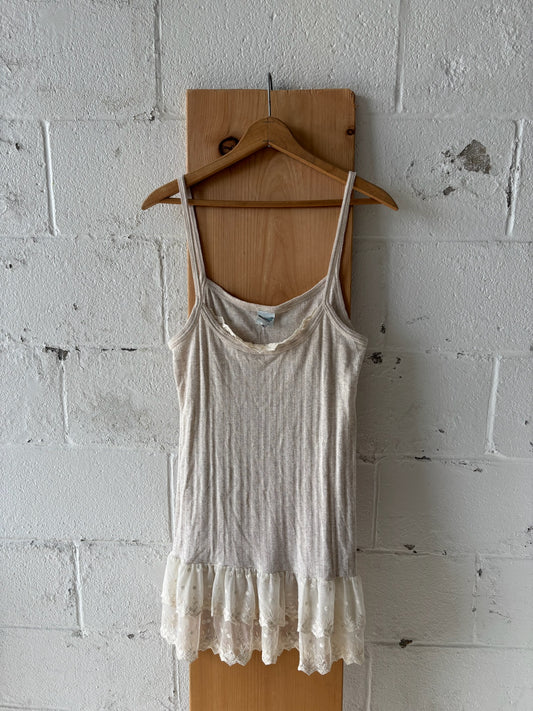 Lace Hem Dress : S