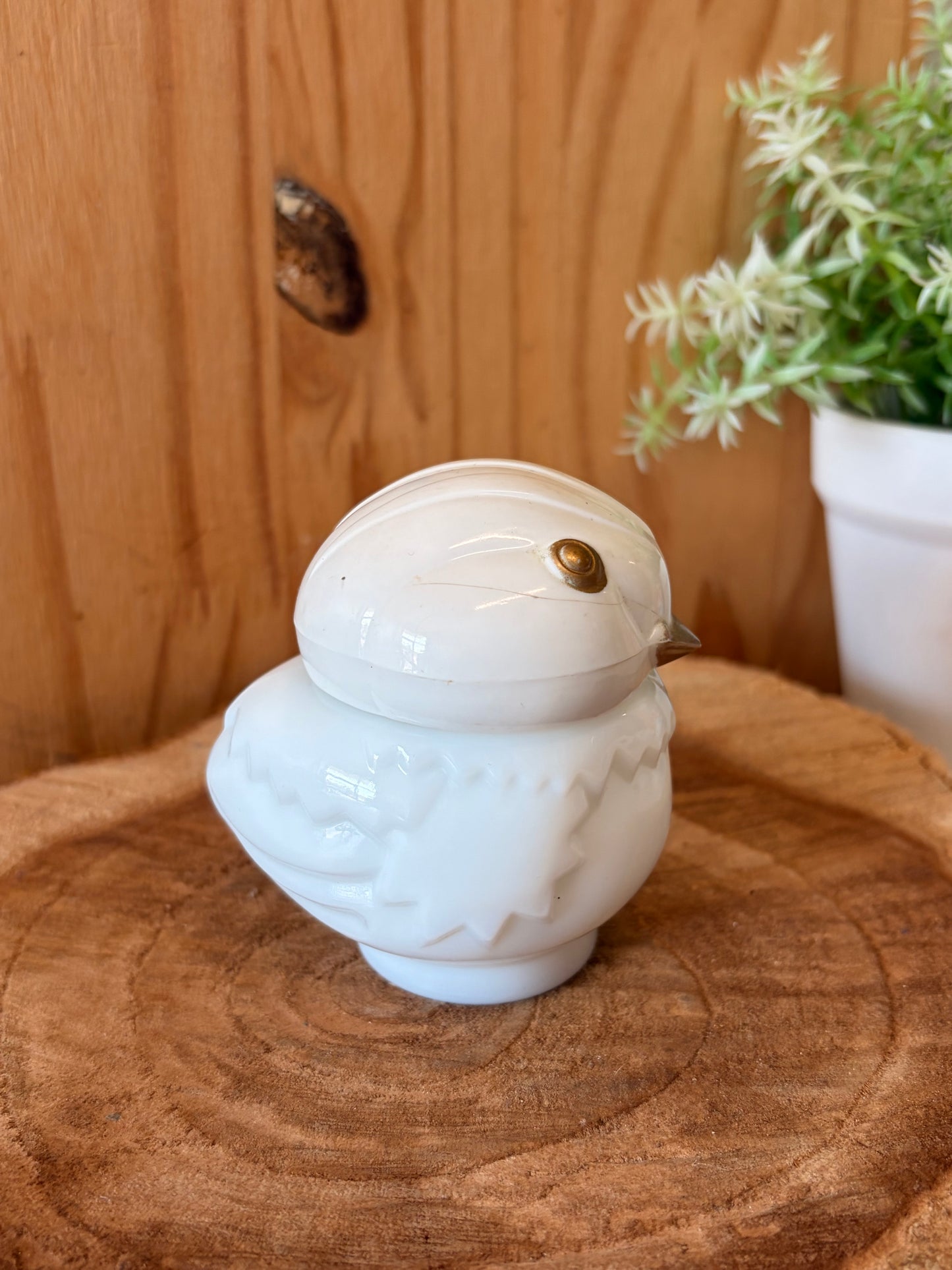 Vtg Avon Snowbird Jar