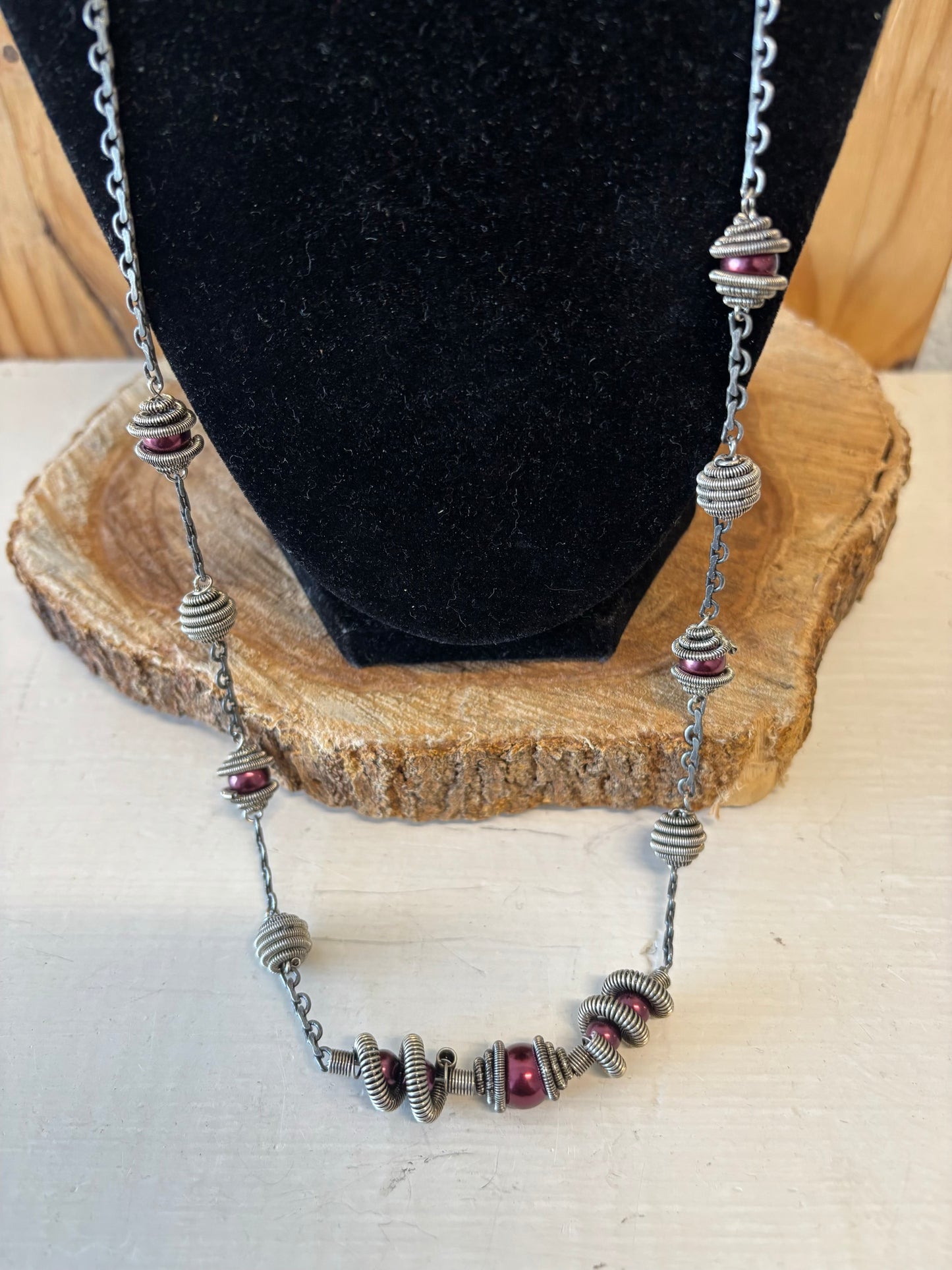 Spiral Charm Necklace