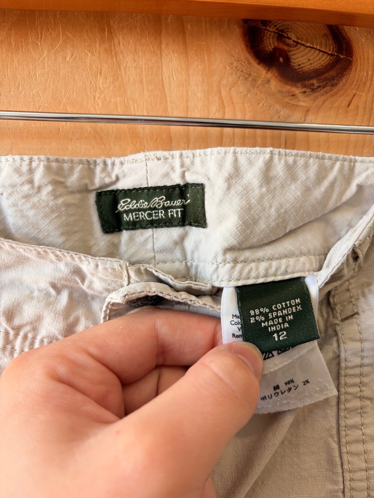 Khaki Eddie Bauer Shorts : 12