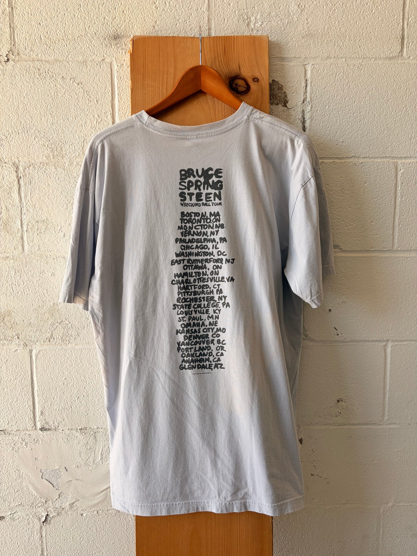 Bruce Springsteen 2012 Tour Tee : 2X