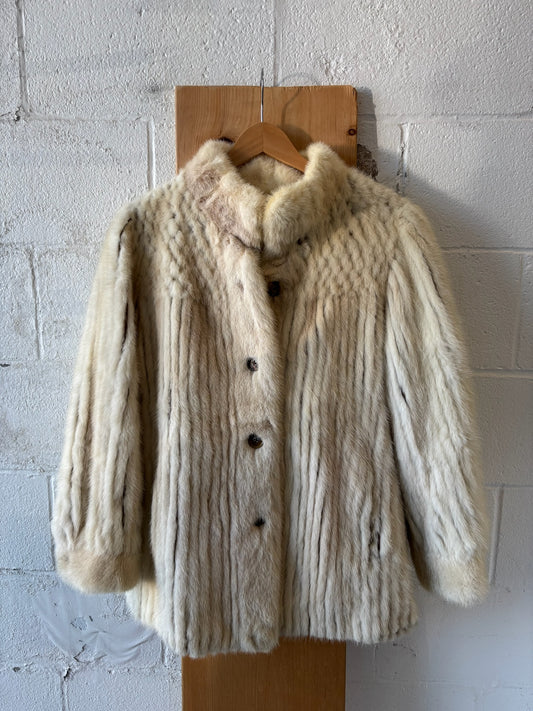 Vintage Fur Coat : M (Local Pick Up Only)