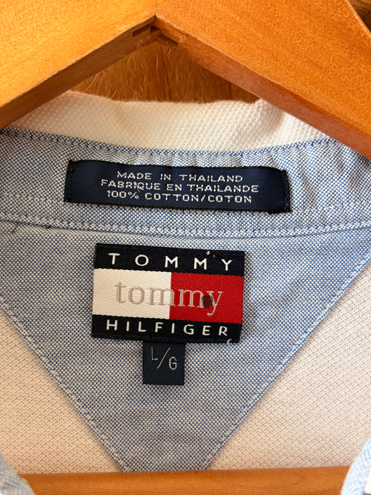 White Tommy Pocket Polo : L