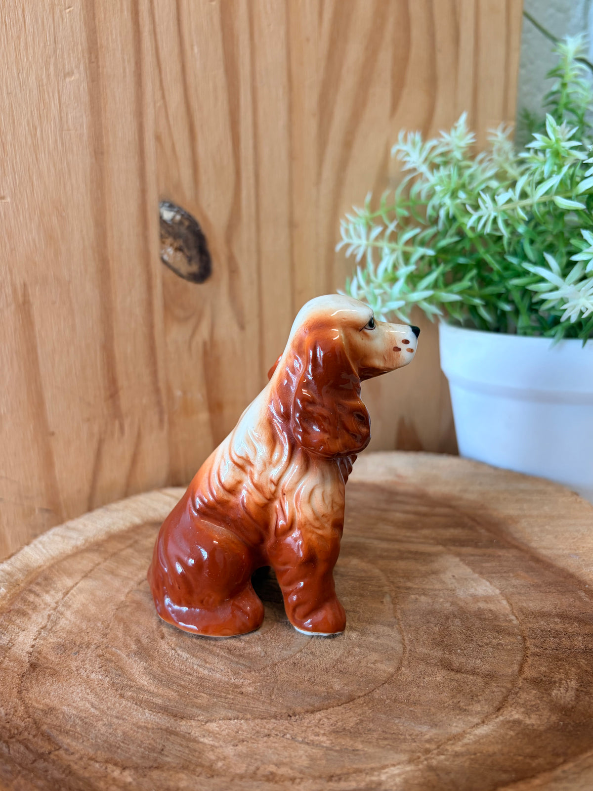 Vtg Ceramic Dog Figurine (Local Pick Up Only)