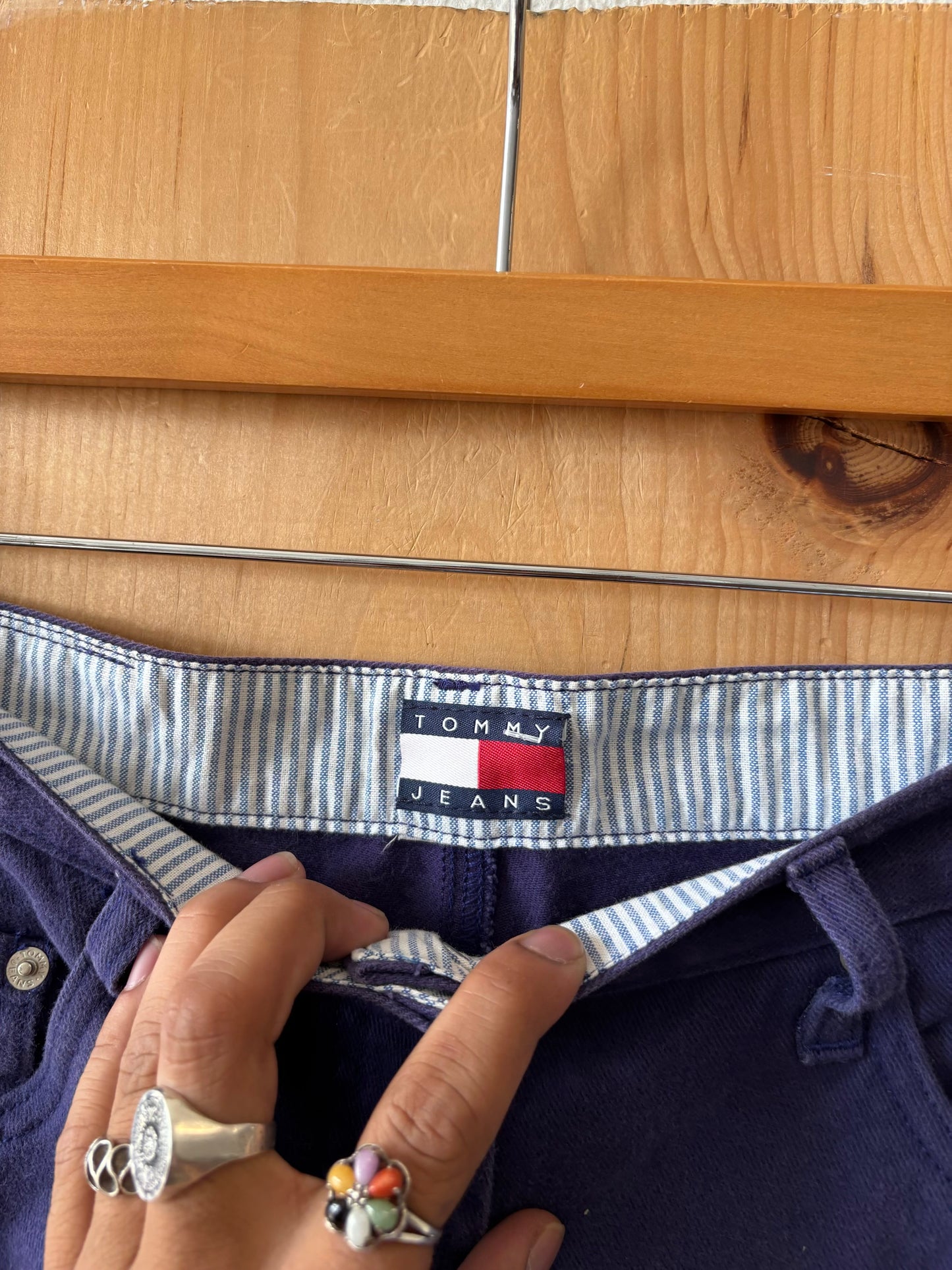 Vtg Purple Tommy Hilfiger Skirt : 32” W