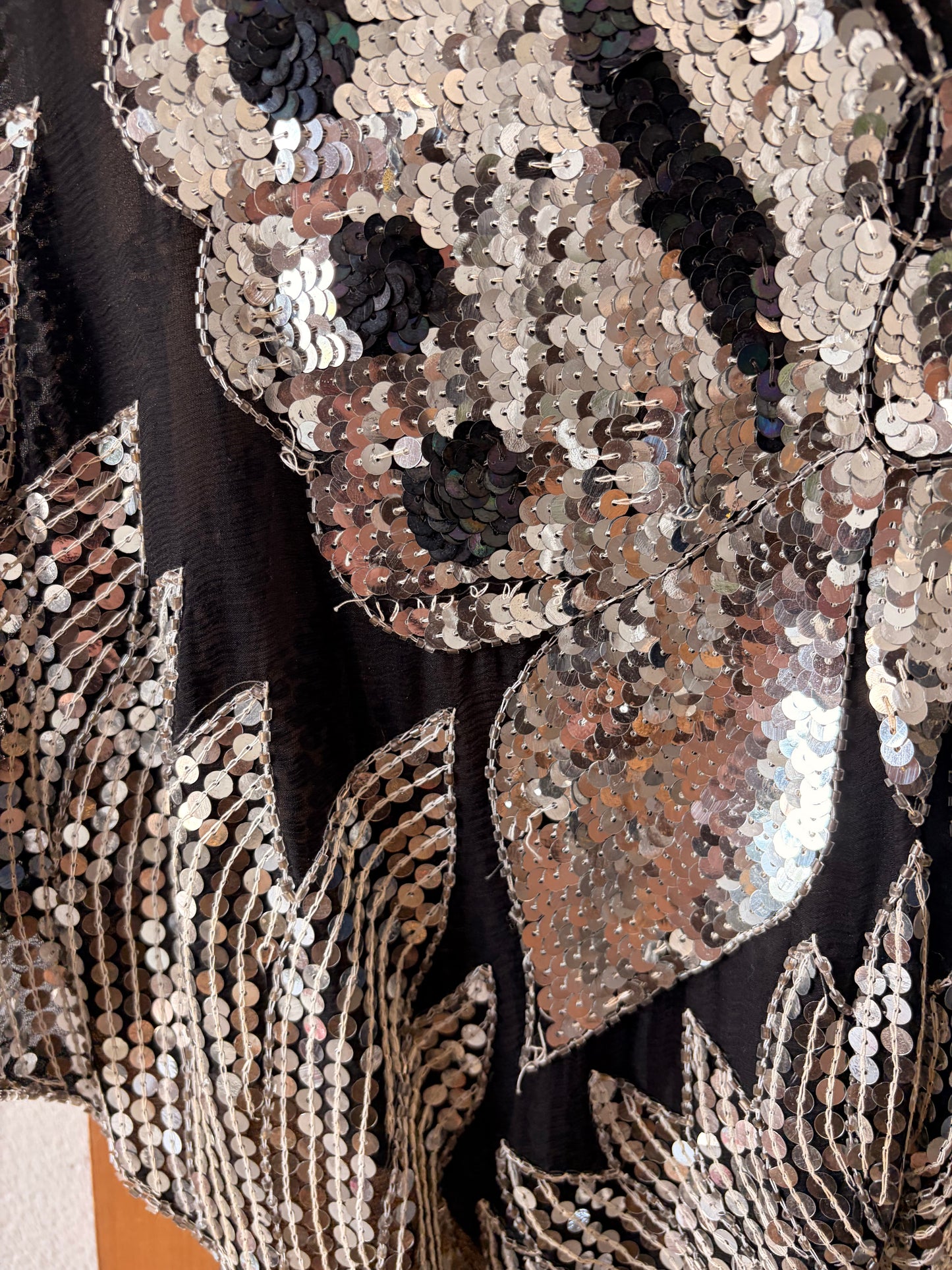 Silk Sequins Butterfly Top : S-L