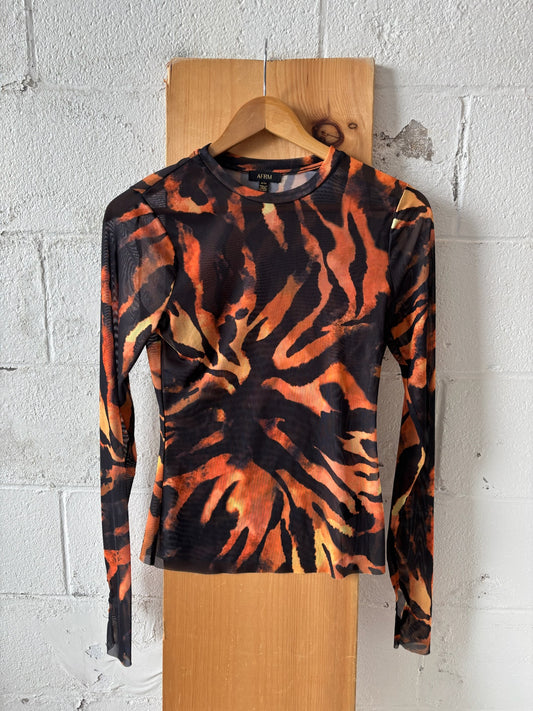 Mesh Flames Top : M