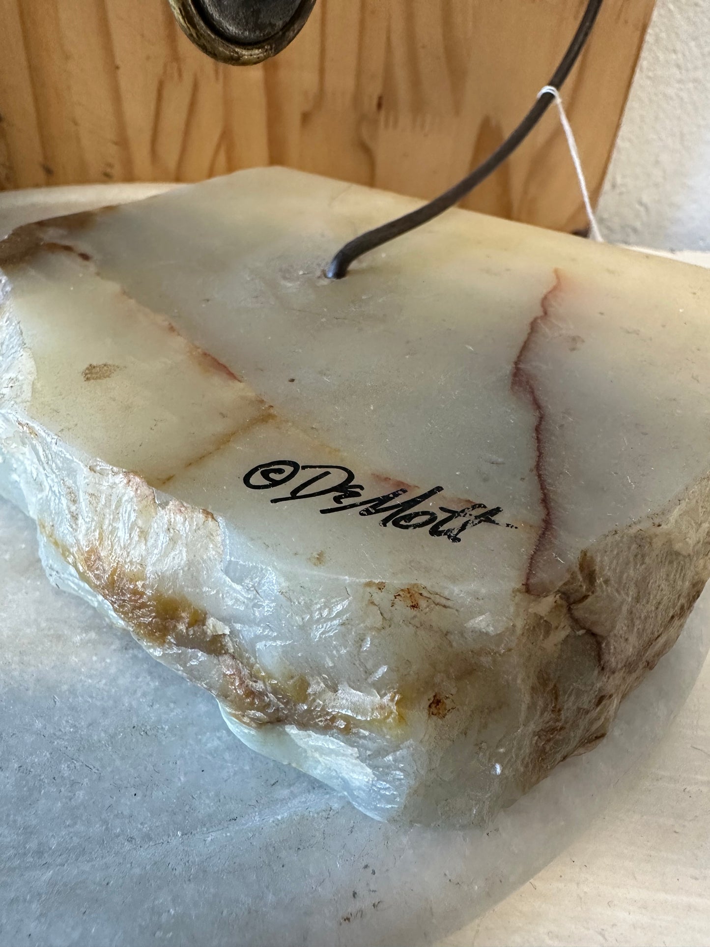 Signed Metal Airplane Sculpture (Local Pick Up Only)