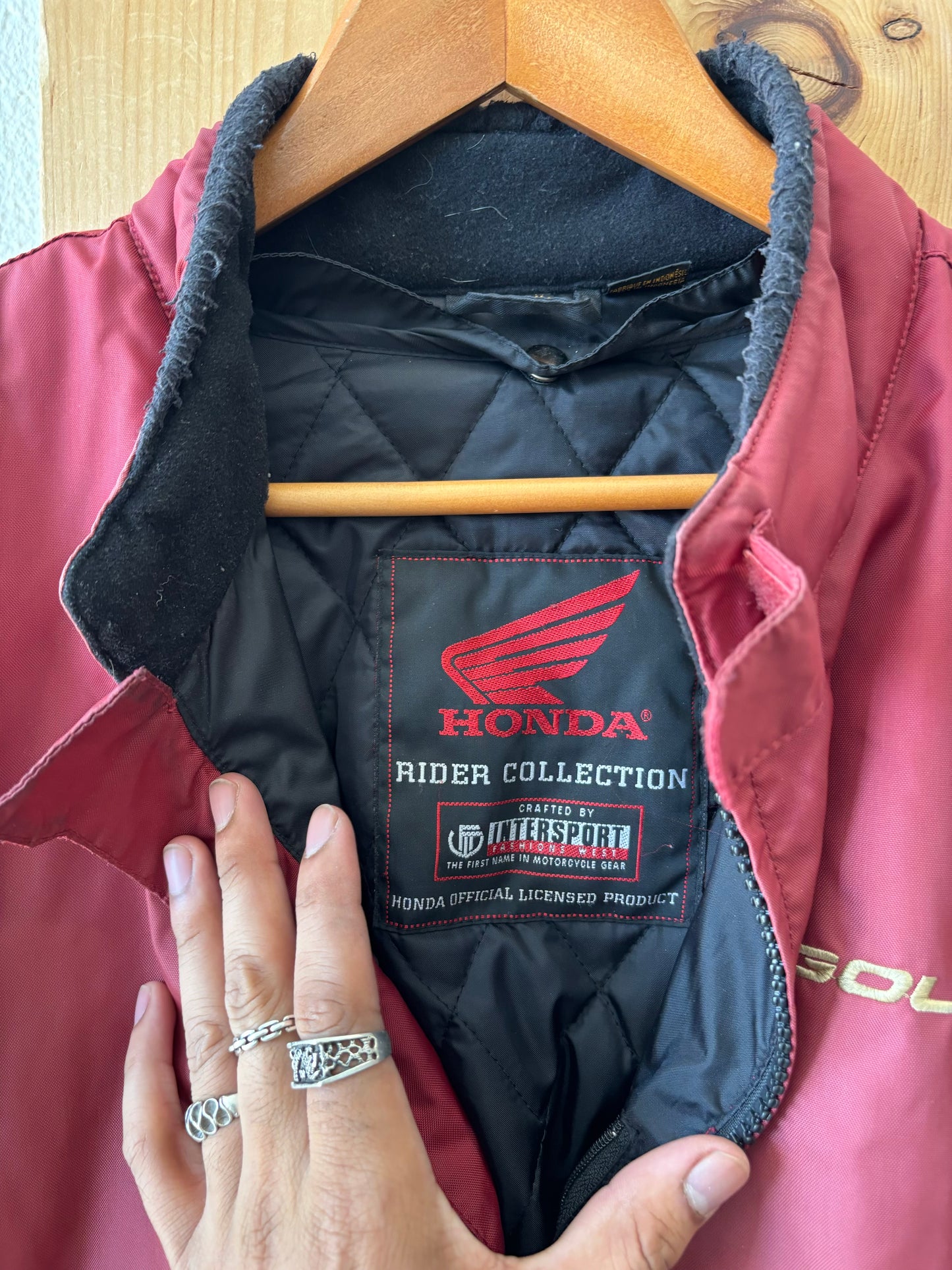 Vtg Honda Goldwing Riding Jacket : 2XL