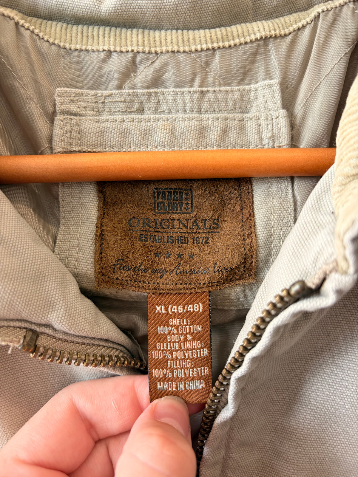 Vtg Faded Glory Chore Jacket : XL
