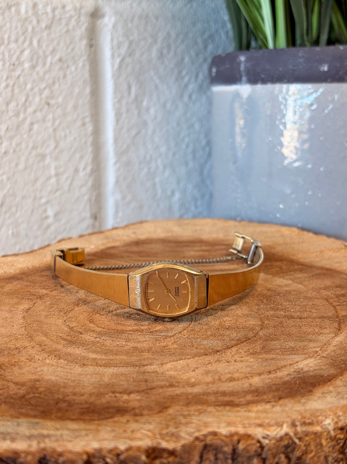 Gold Tone Seiko Watch (Untested - As Is)