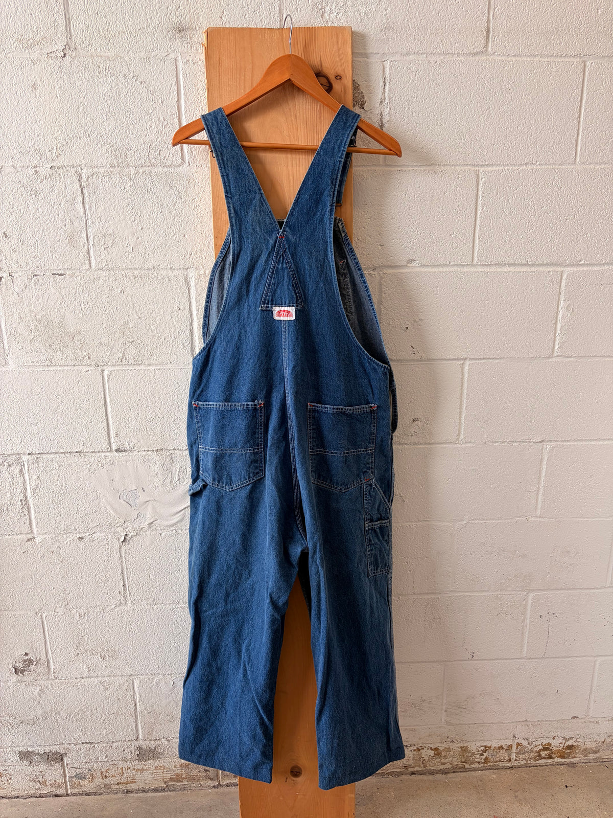 Round House Denim Overalls : 38”W