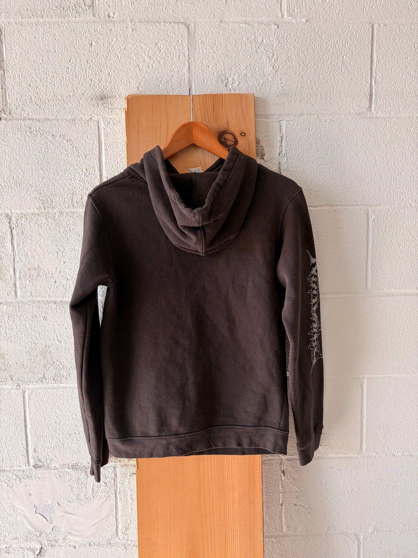 Y2K Scull Hoodie : S
