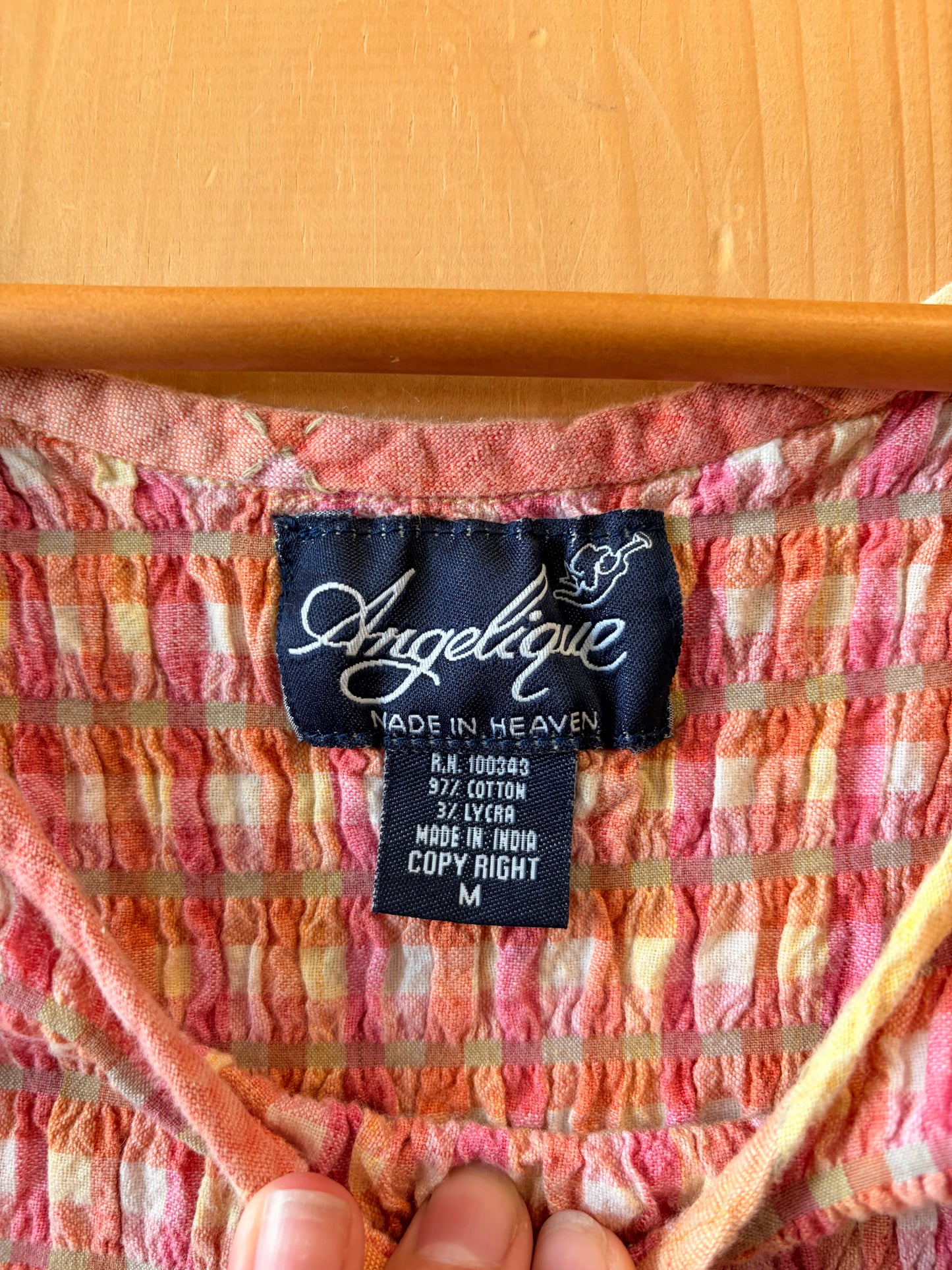 Smocked Sunset Tank : M