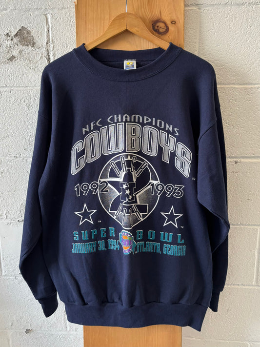 Vtg 90’s Dallas Cowboys Crew : XL
