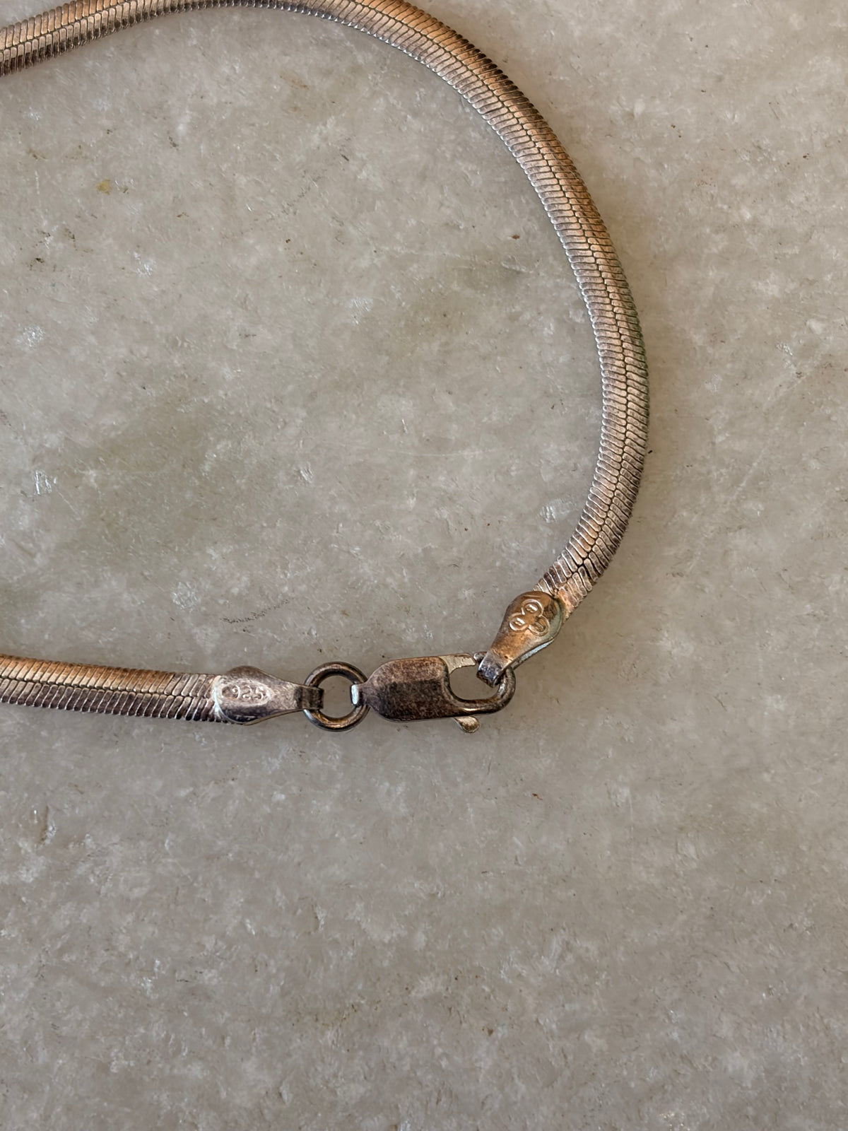 Dainty 925 Italy Silver Snake Chain Bracelet