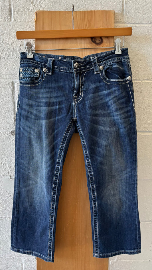 Miss Me Low-rise Denim Capris : 30