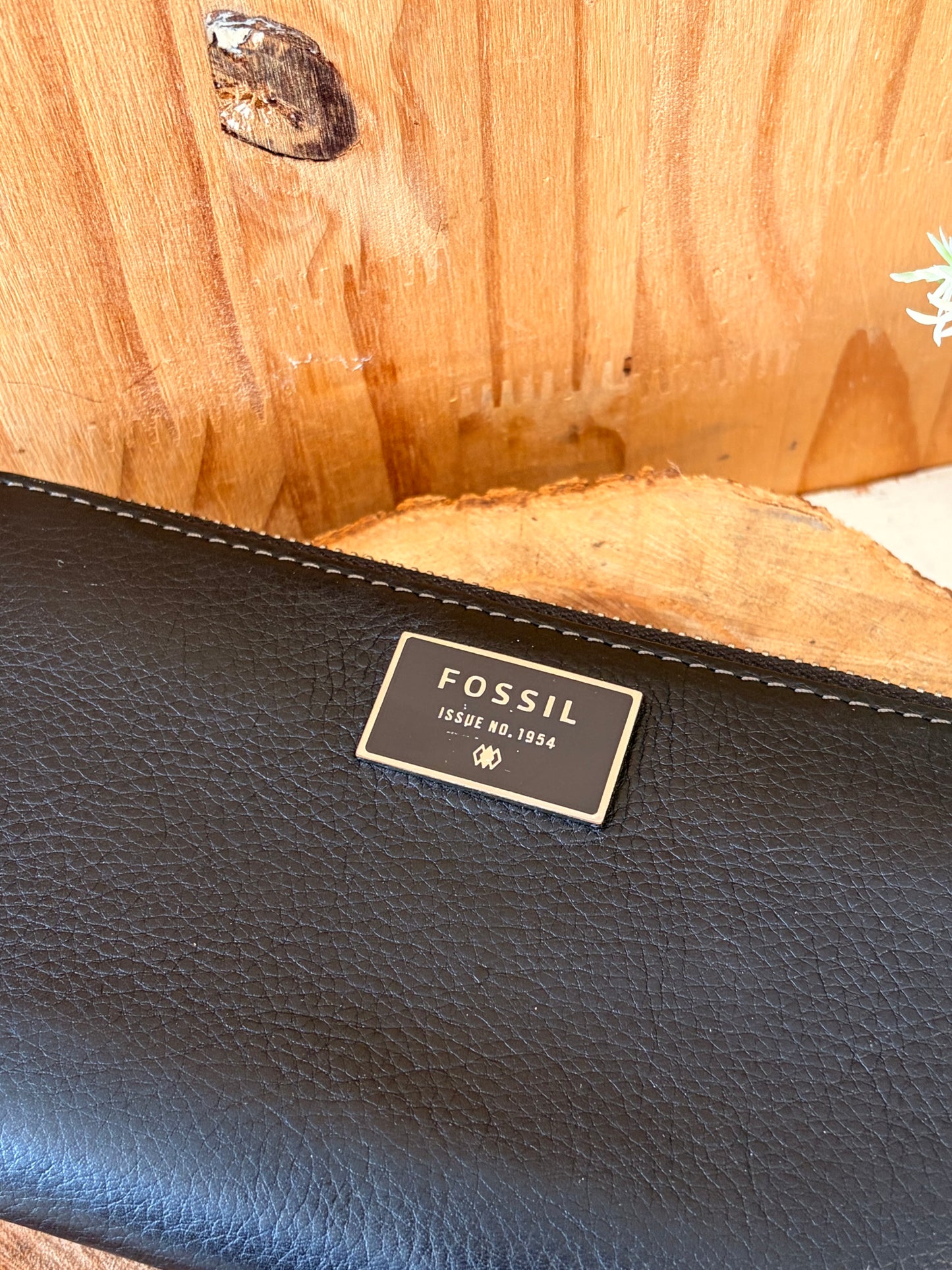 Black Fossil Wallet