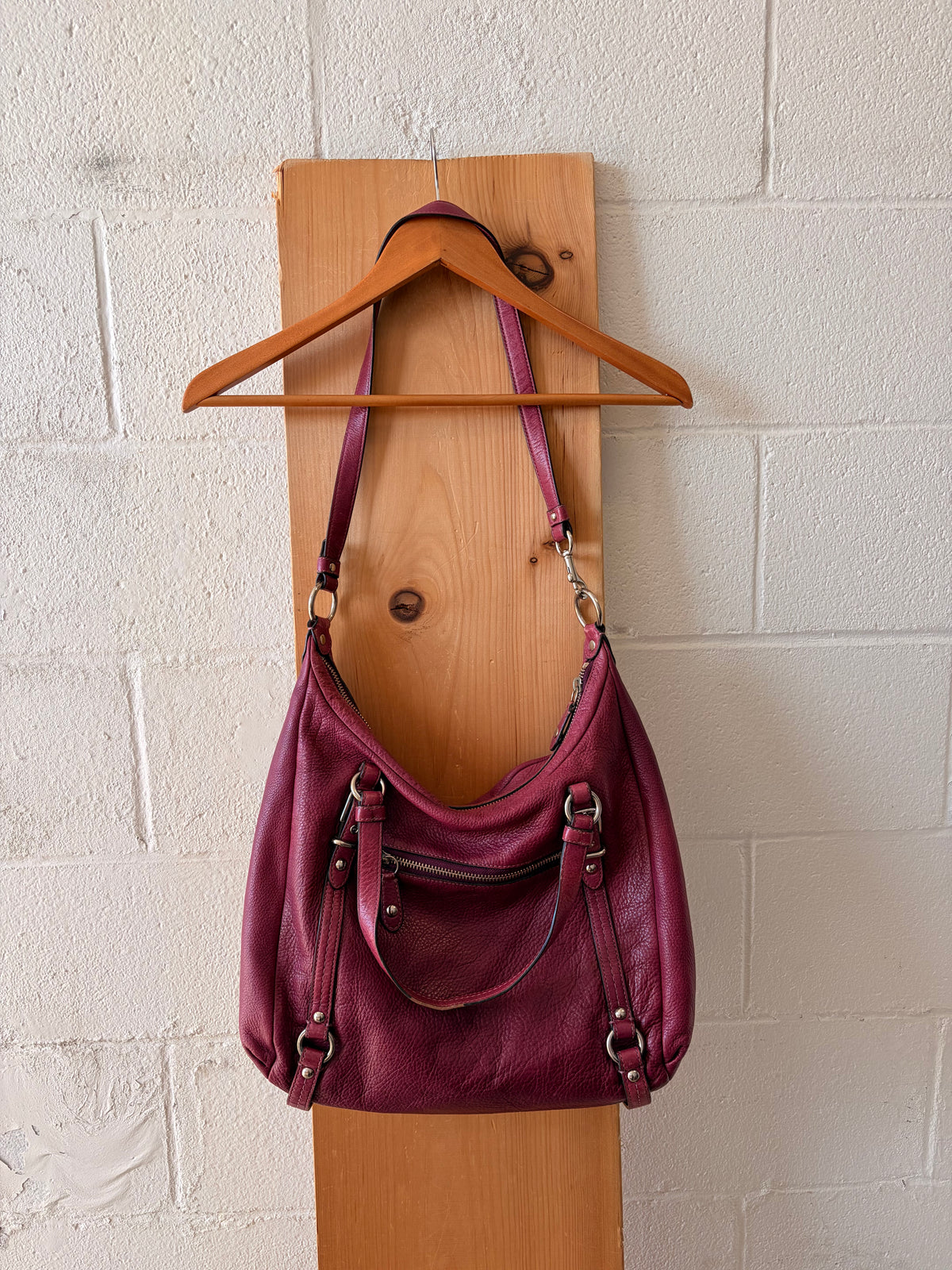 Coach Alexandra Raspberry Hobo Tote Bag