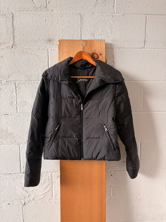 Black Guess Puffer : M