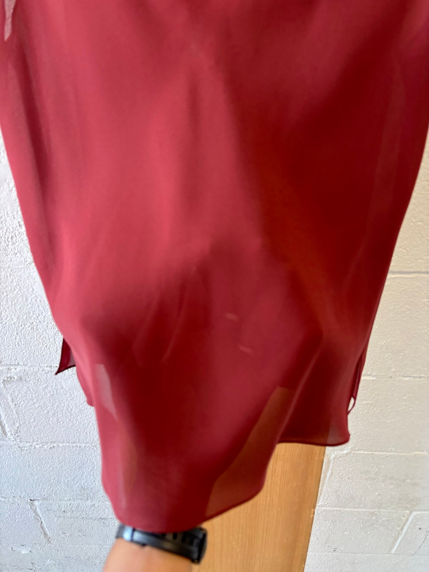 Maroon Scoop Neck Tank : 16P