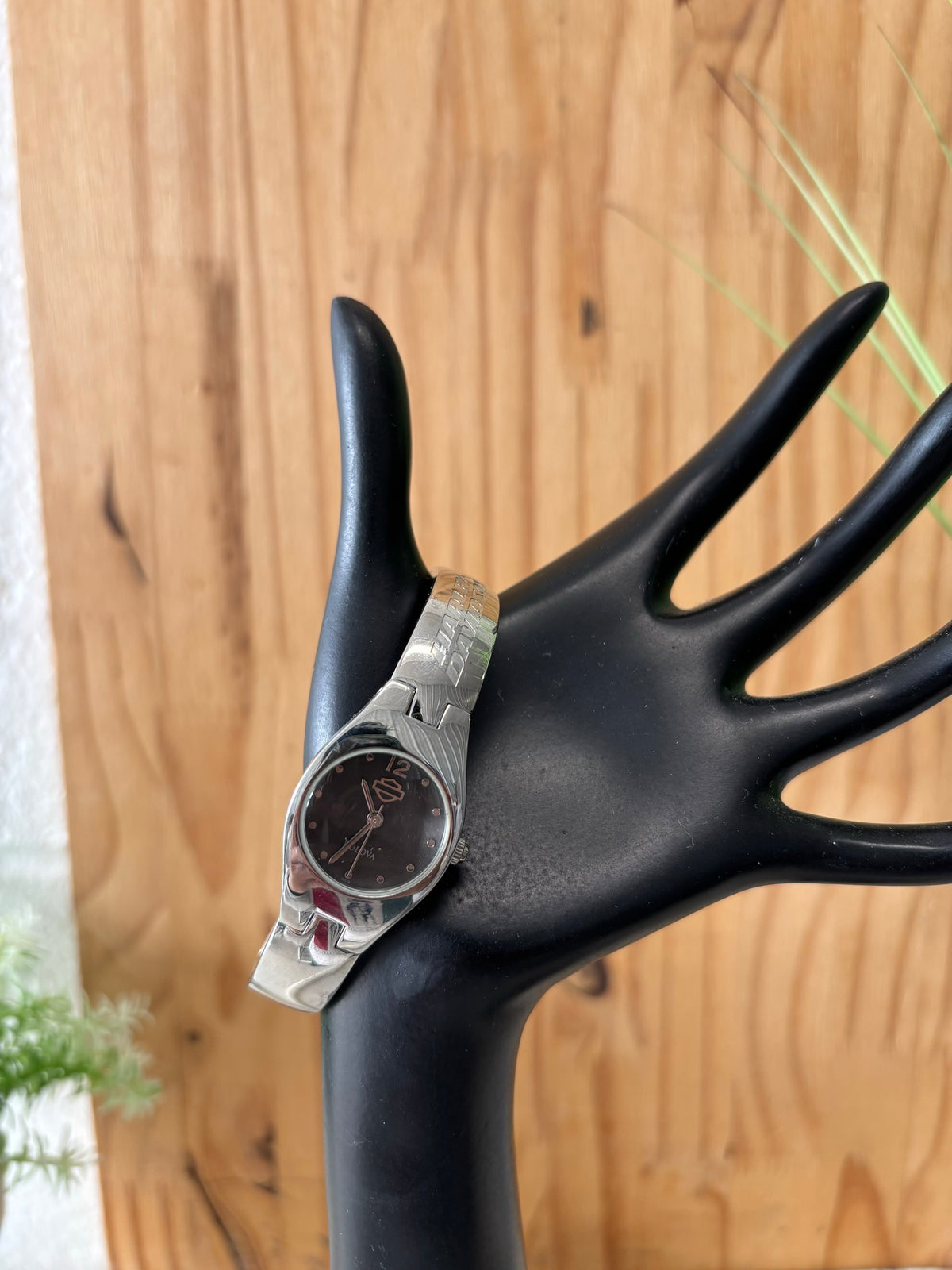 Silver Tone Harley Davidson Watch (Untested)