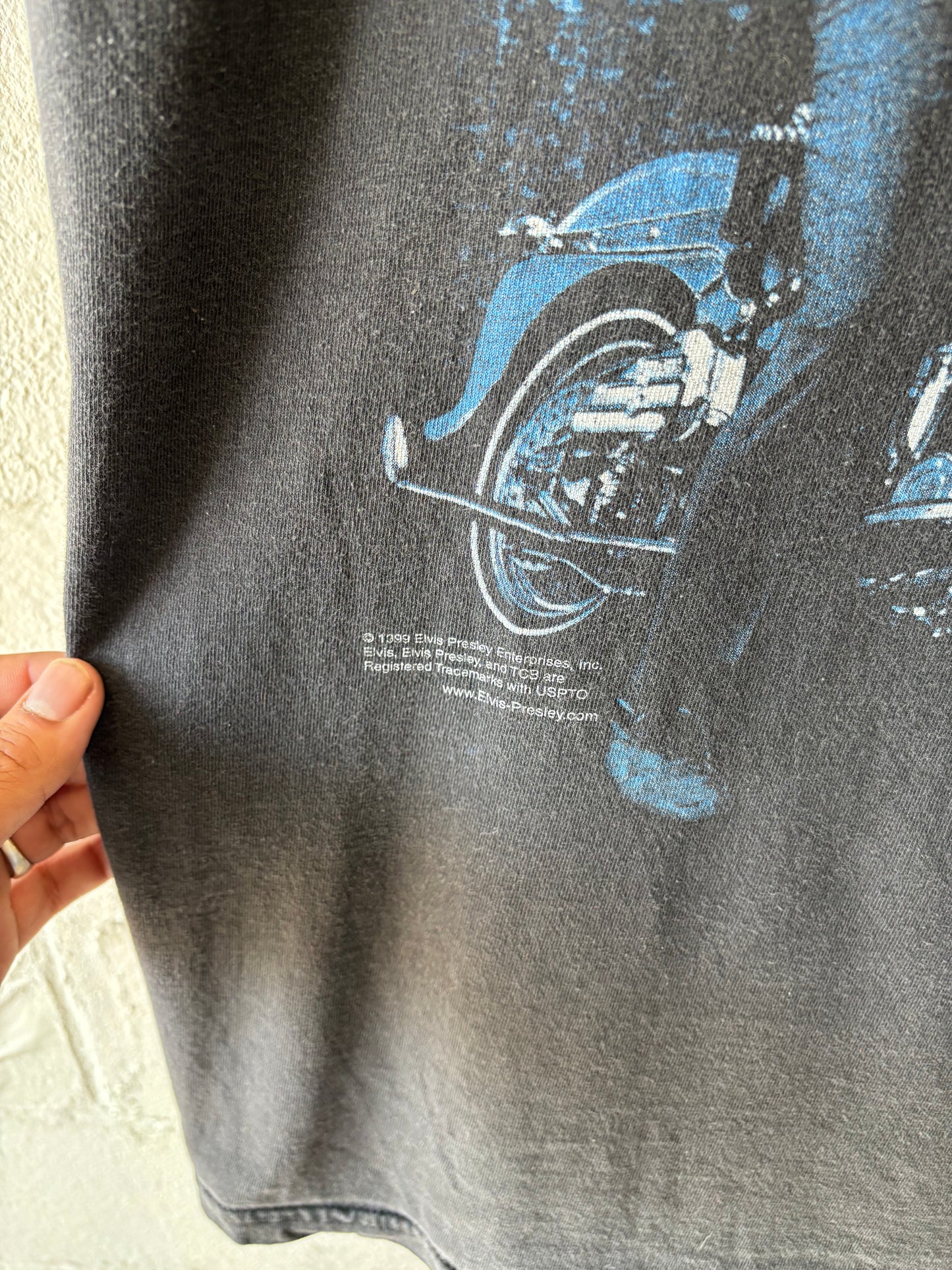 Vtg 90s Elvis Graphic Tee : L