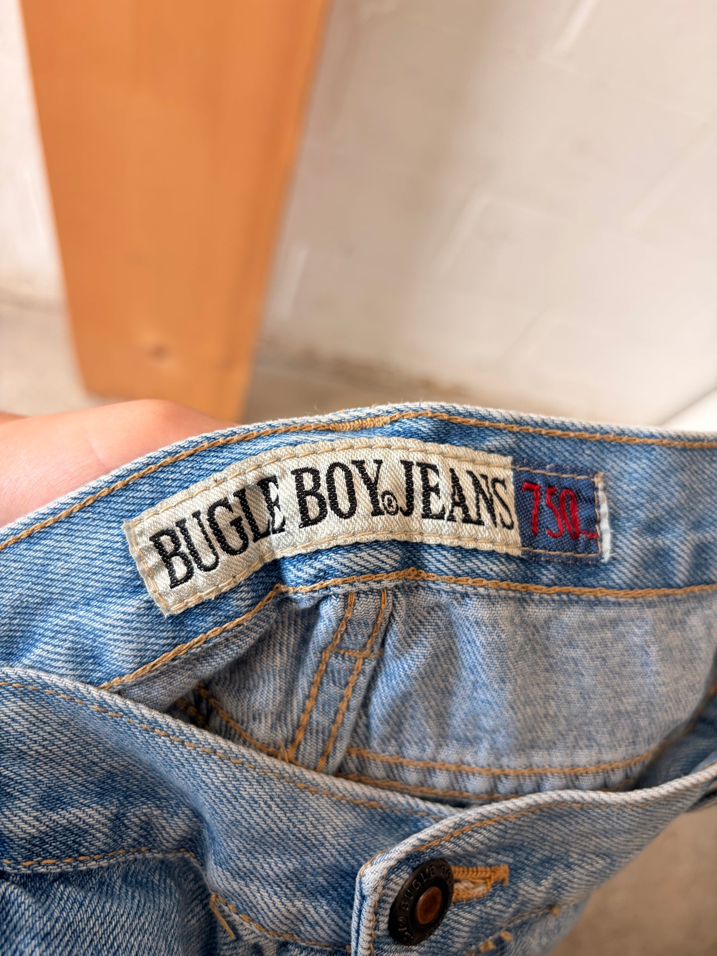 Vtg Bugle Boy Denim Shorts : 36W
