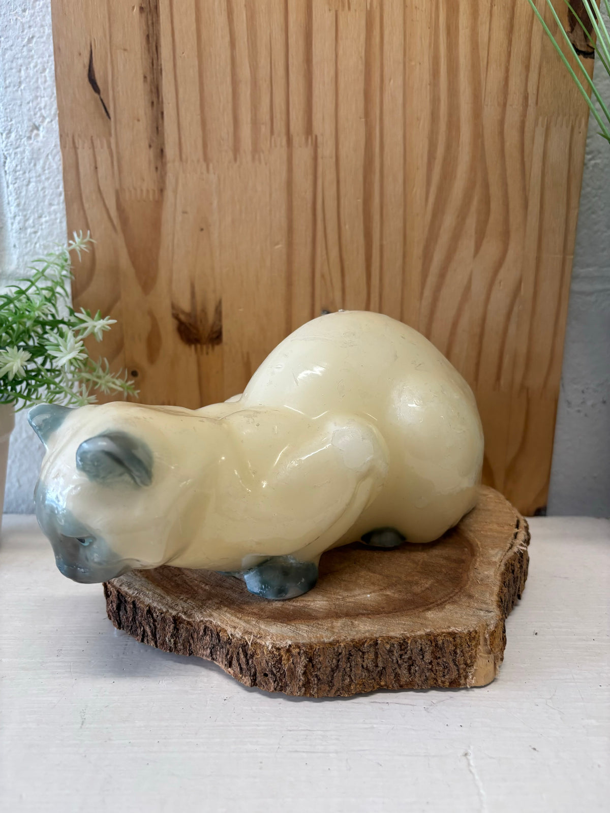 Vtg Cat Candle Figurine (Local Pickup Only)