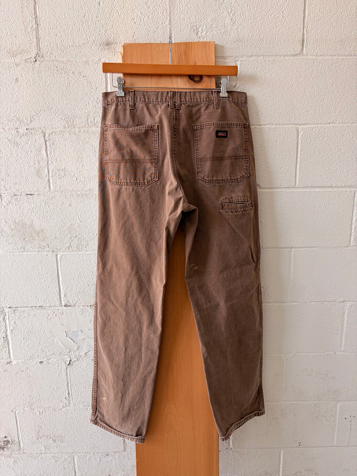 Distressed Brown Dickies : 36x34