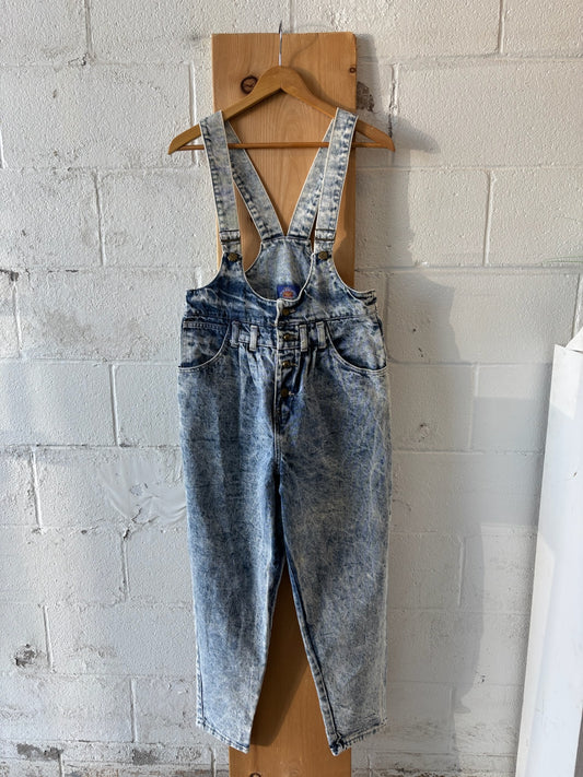 Vtg Stone Washed Overalls : 31” W