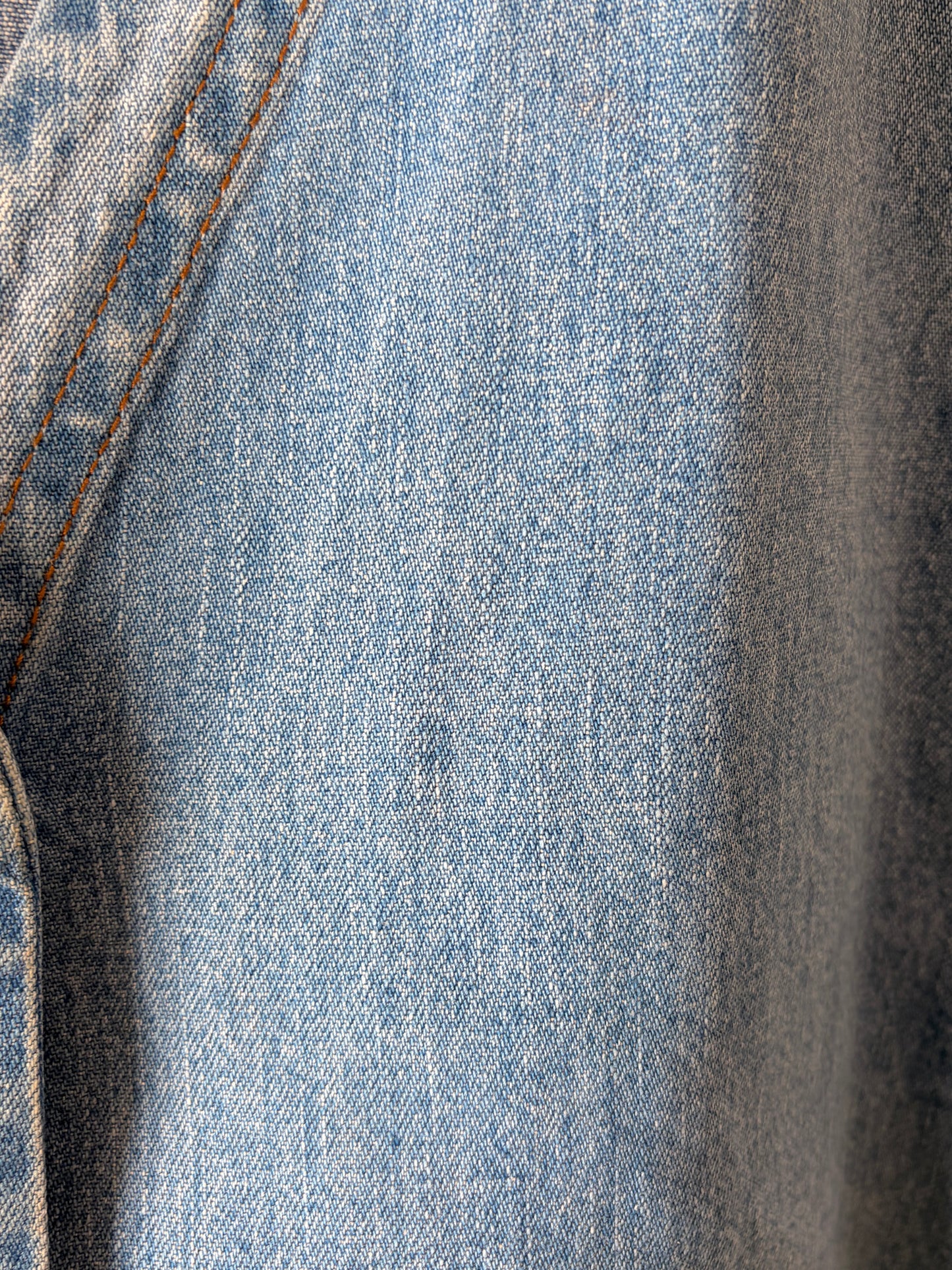 Denim Vest : 3X