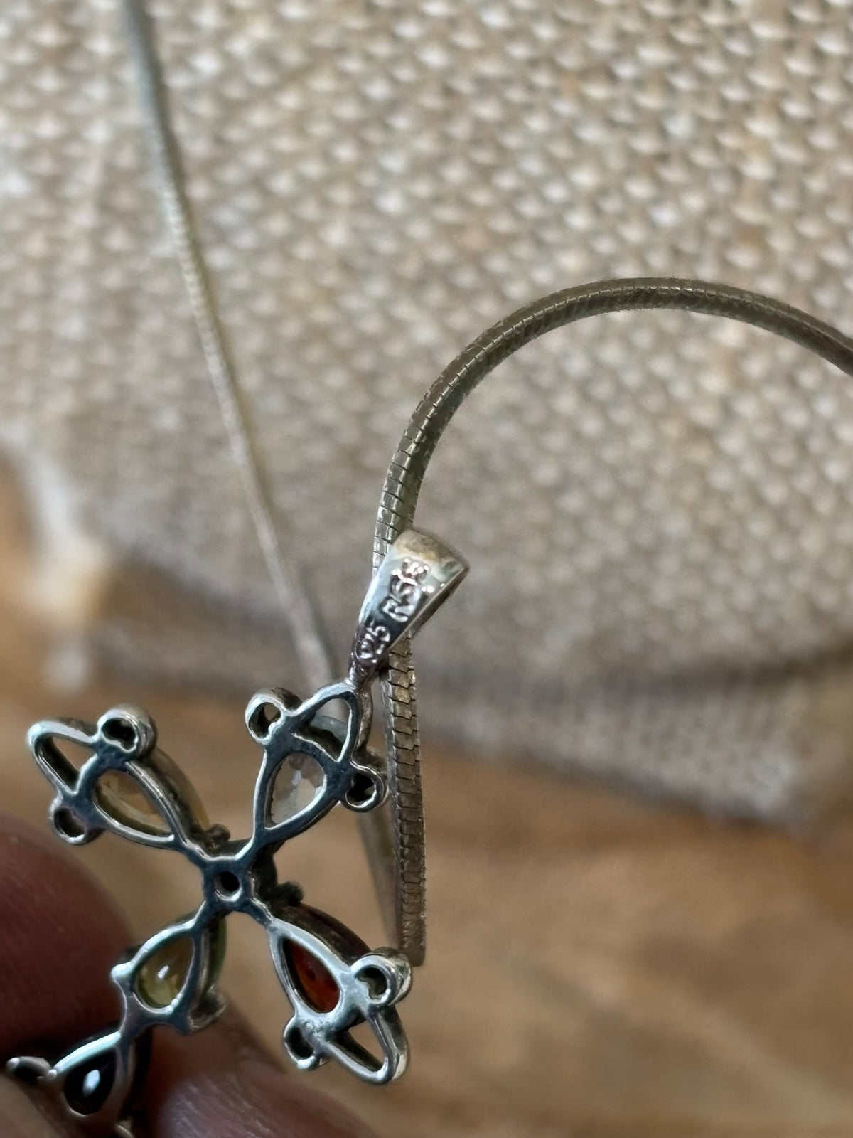 925 Sterling Silver Cross Necklace