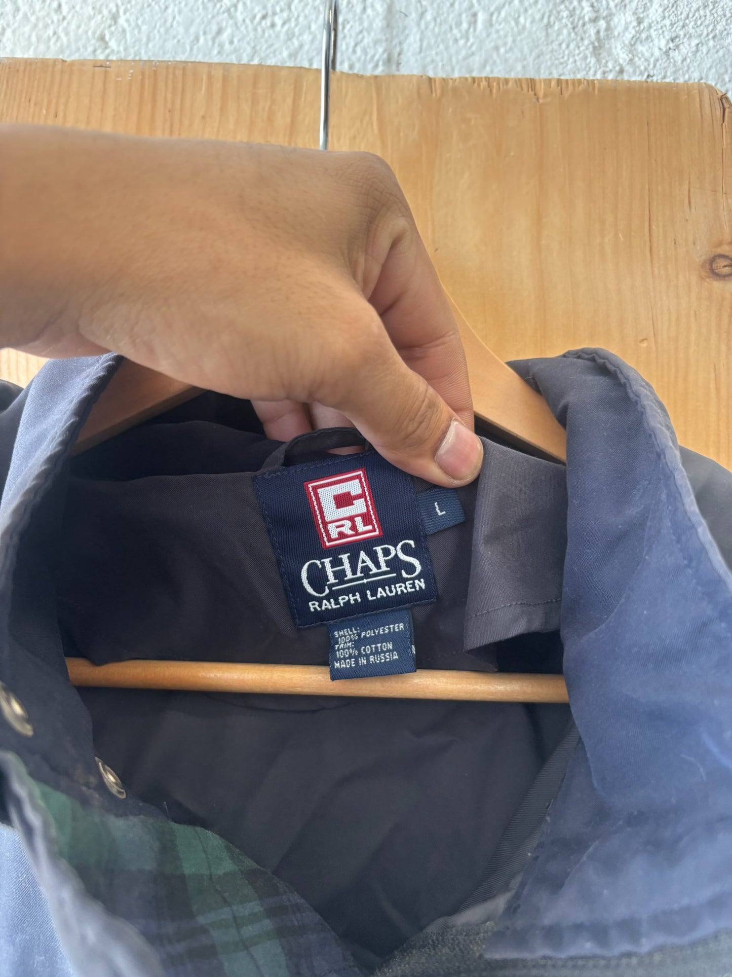 Chaps Hooded Pullover : L