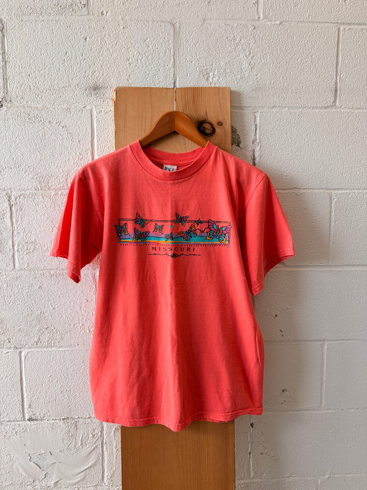 Vtg Missouri Butterfly Tee : M