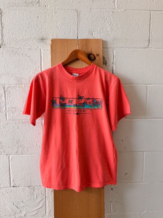Vtg Missouri Butterfly Tee : M