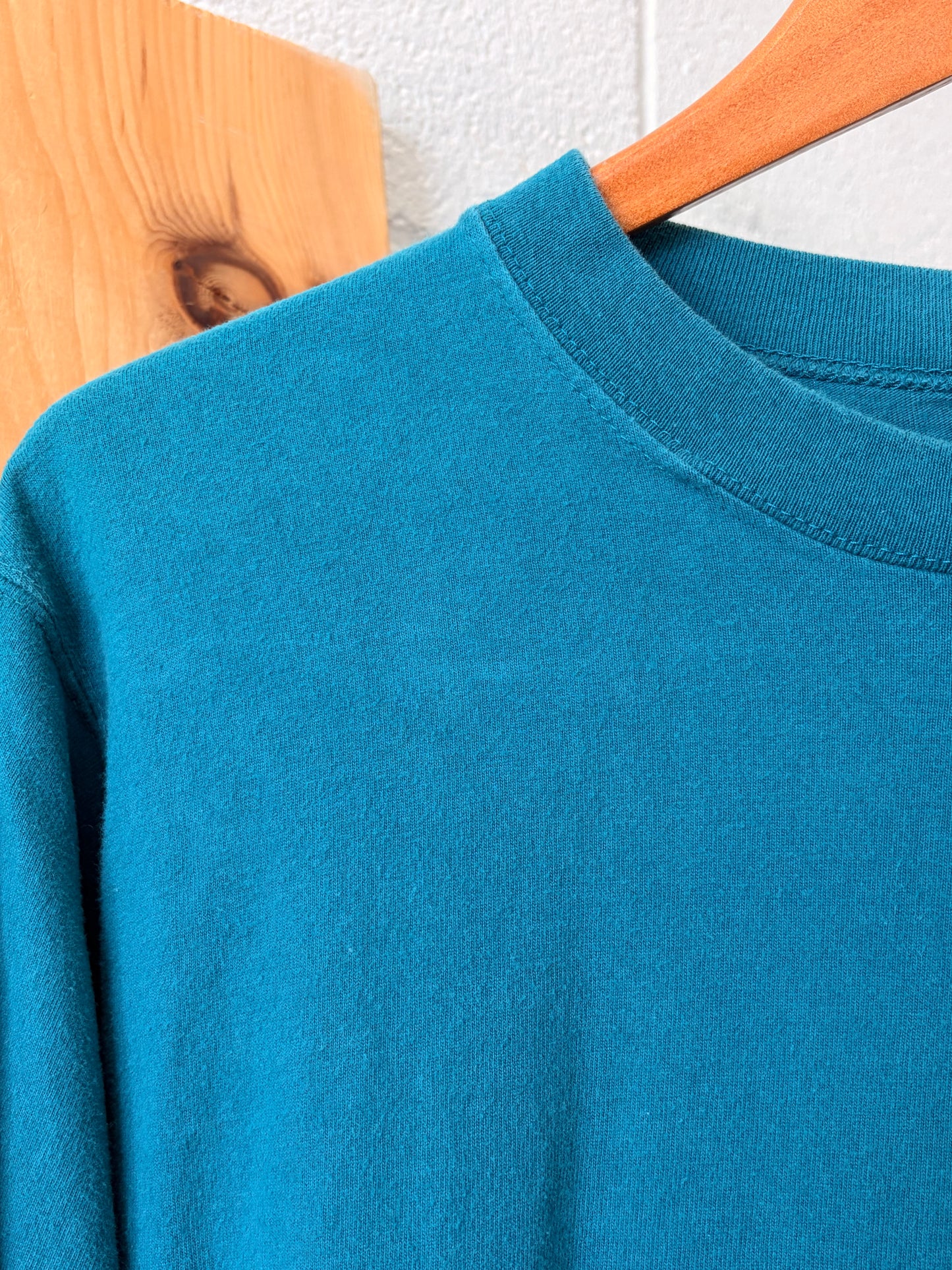Vtg No Fear Turquoise Long Sleeve : M