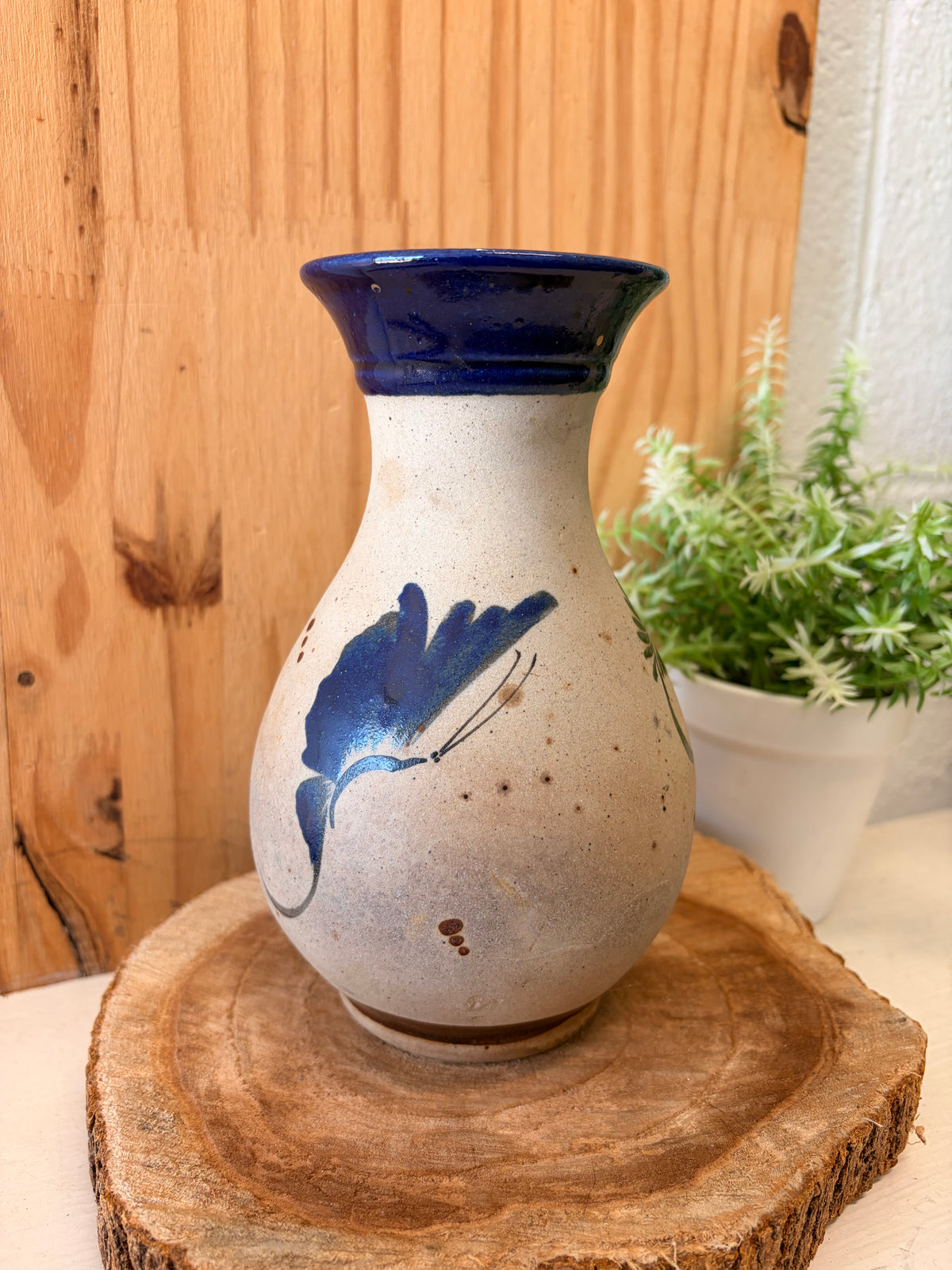 Tonalá Mexico Folk Art Pottery Vase (Local Pick Up Only)