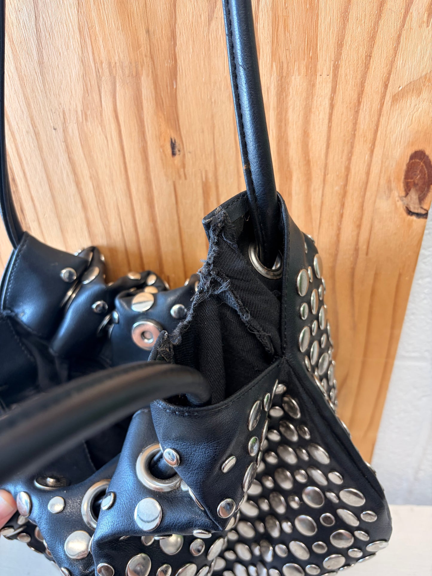 Nine West Studded Hobo Purse