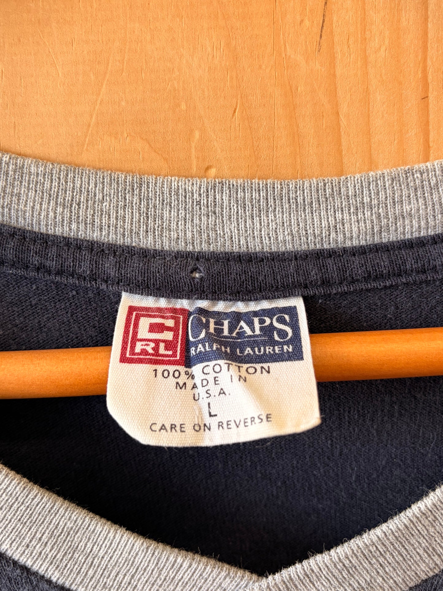 Vtg Ralph Lauren USA V-Neck : L