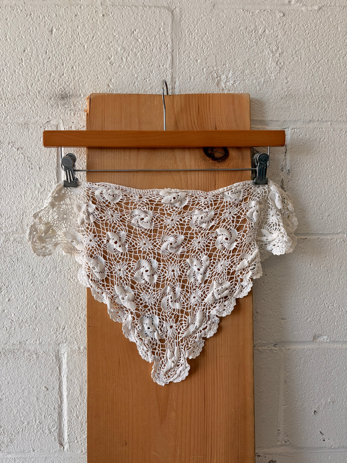Floral Triangle Doily